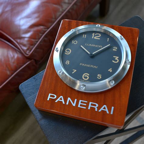 panerai alarm clock for sale|panerai wall clock.